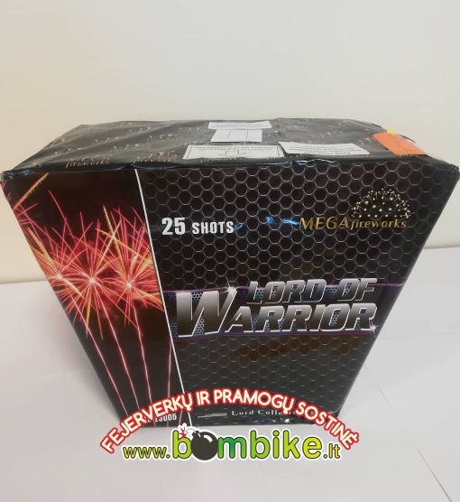 www.bombike.lt Fejerverkas Lord of Warrior 25 š., F2