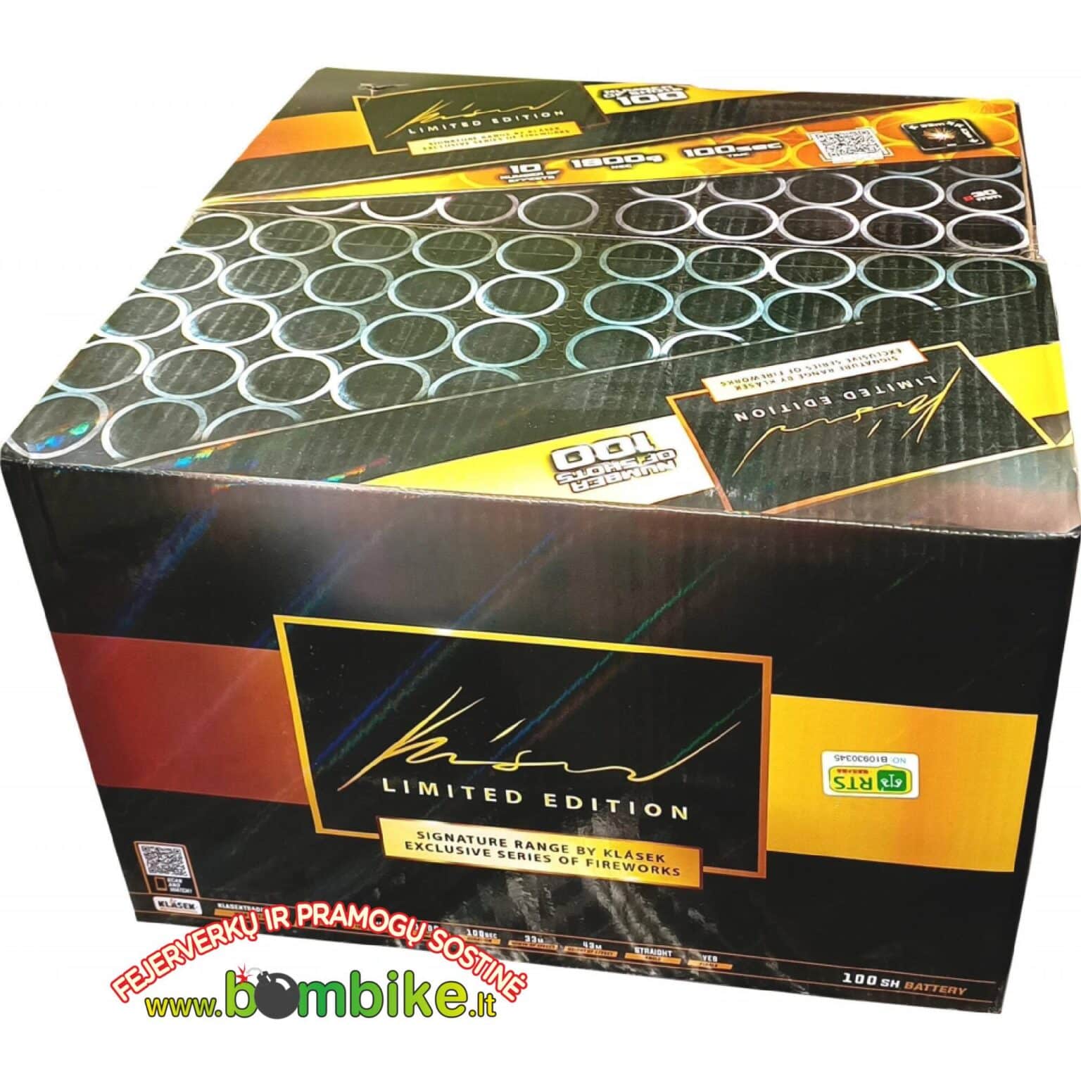 www.bombike.lt Fejerverkas Siganture Range 100 š., F3