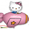 Folinis balionas ,,Hello Kitty lėktuve"