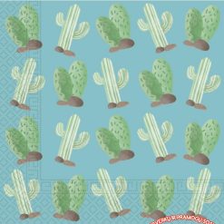 Popierinės vienkartinės servetėlės „Cactus Lama“
