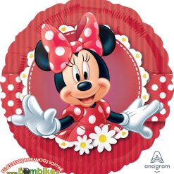 Folinis raudonas balionas „Minnie Mouse“