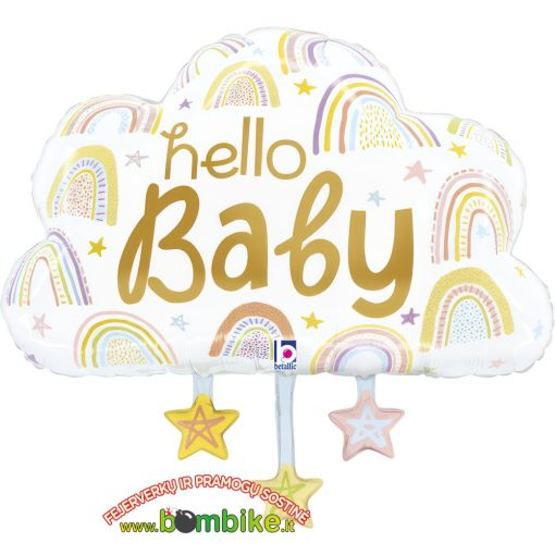 Folinis balionas „Hello Baby Debesėlis“