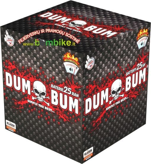Garsinis fejerverkas "Dum Bum"