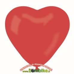Raudonų širdelių balionų pakuotė 1/50