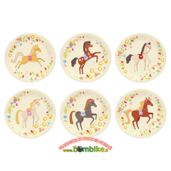 Popierinės lėkštutės „Arkliukai”