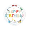 Folinis balionas "Happy birthday automobiliai"