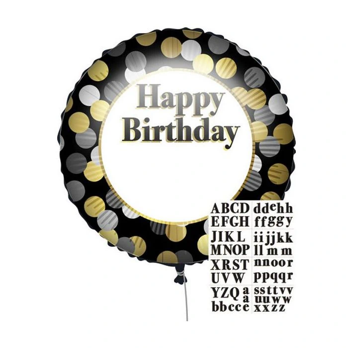 Folinis balionas "Sukurk užrašą pats"