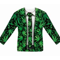 3D efekto marškinėliai  „Kanapės” dydis M