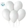Latekso balionas su heliu BALTAS 1 vnt.