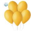 Latekso balionas su heliu GELTONA 1 vnt.