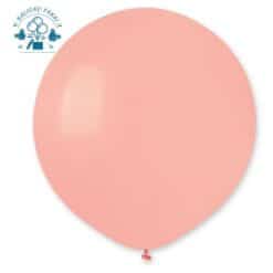 Didelis latekso balionas su heliu DELIKATI ROŽINĖ 1 vnt.