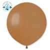 Didelis latekso balionas su heliu ŠVIESIAI RUDAS 1 vnt.
