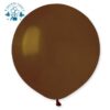 Didelis latekso balionas su heliu TAMSIAI RUDAS 1 vnt.