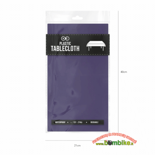 Tamsiai violetinė staltiesė