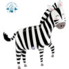 Folinis balionas su heliu "Zebras" 1 vnt.