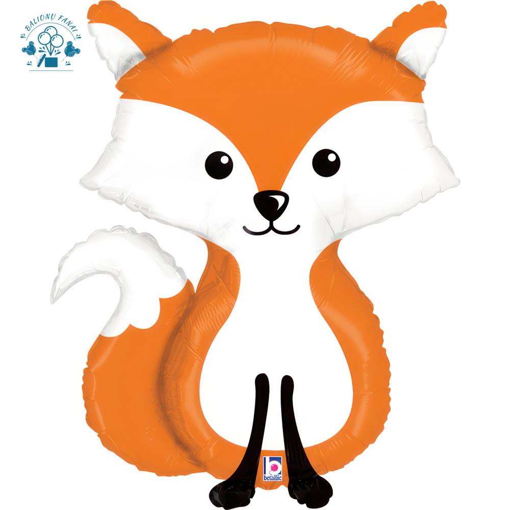 Folinis balionas su heliu "Lapė" 1 vnt.