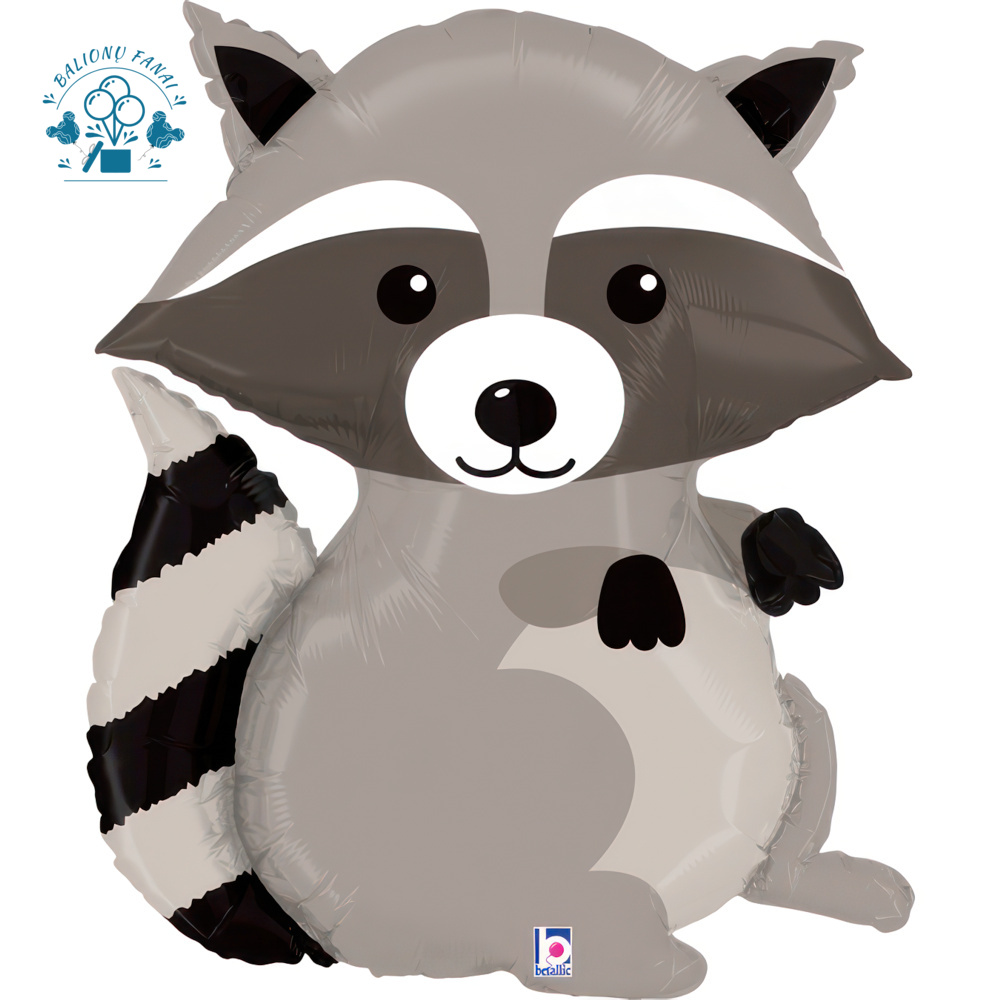 Folinis balionas su heliu "Meškėnas" 1 vnt.