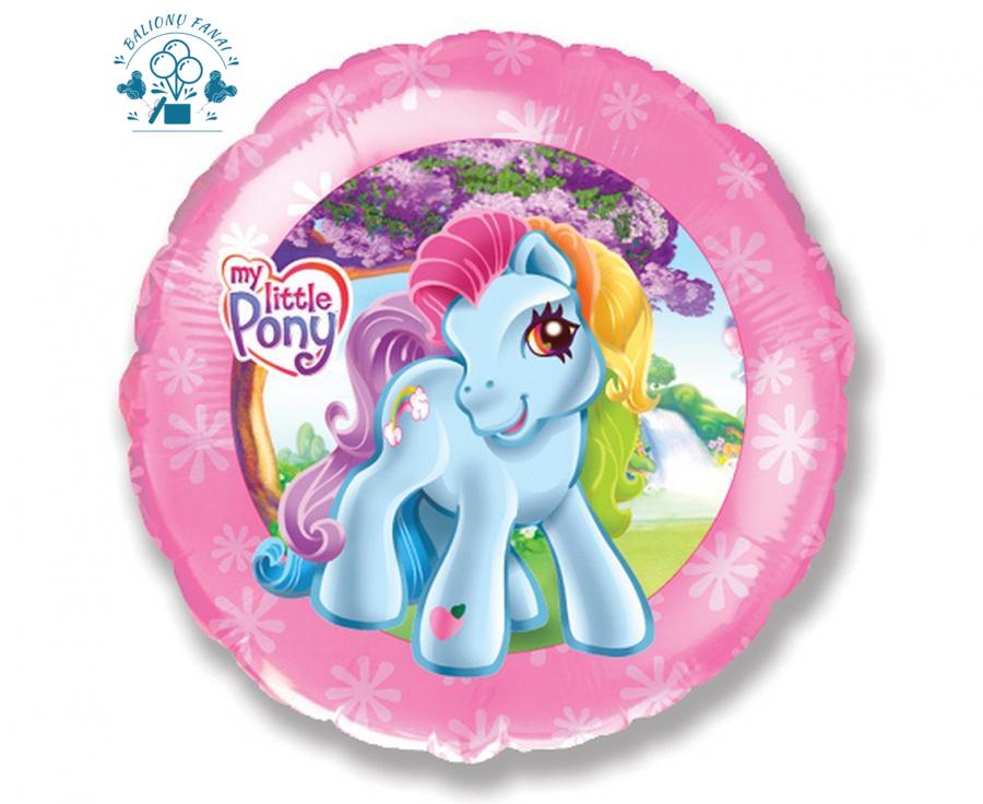 Folinis balionas su heliu "Ponis" 1 vnt.