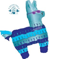 Folinis balionas su heliu "Mėlyna Lama" 1 vnt.