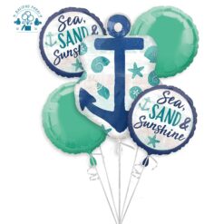 Folinių balionių rinkinys su heliu "Inkaras" 5 vnt.