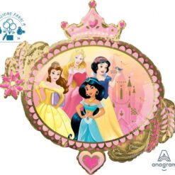 Folinis balionas su heliu "Princess" SuperShape 1 vnt.