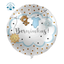 Folinis balionas su heliu "Berniukas" 1 vnt.