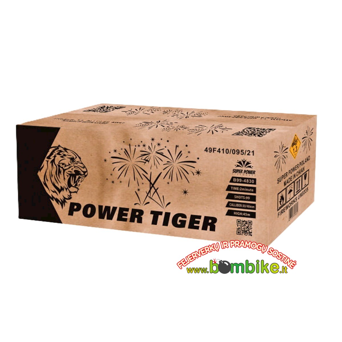 Fejerverkas B99-4830 „Power tiger”