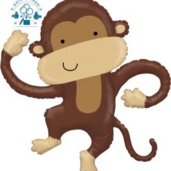 Folinis balionas su heliu "Beždžionėlė" 1 vnt.