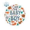Folinis balionas su heliu "Baby boy - ruduo" 1 vnt.