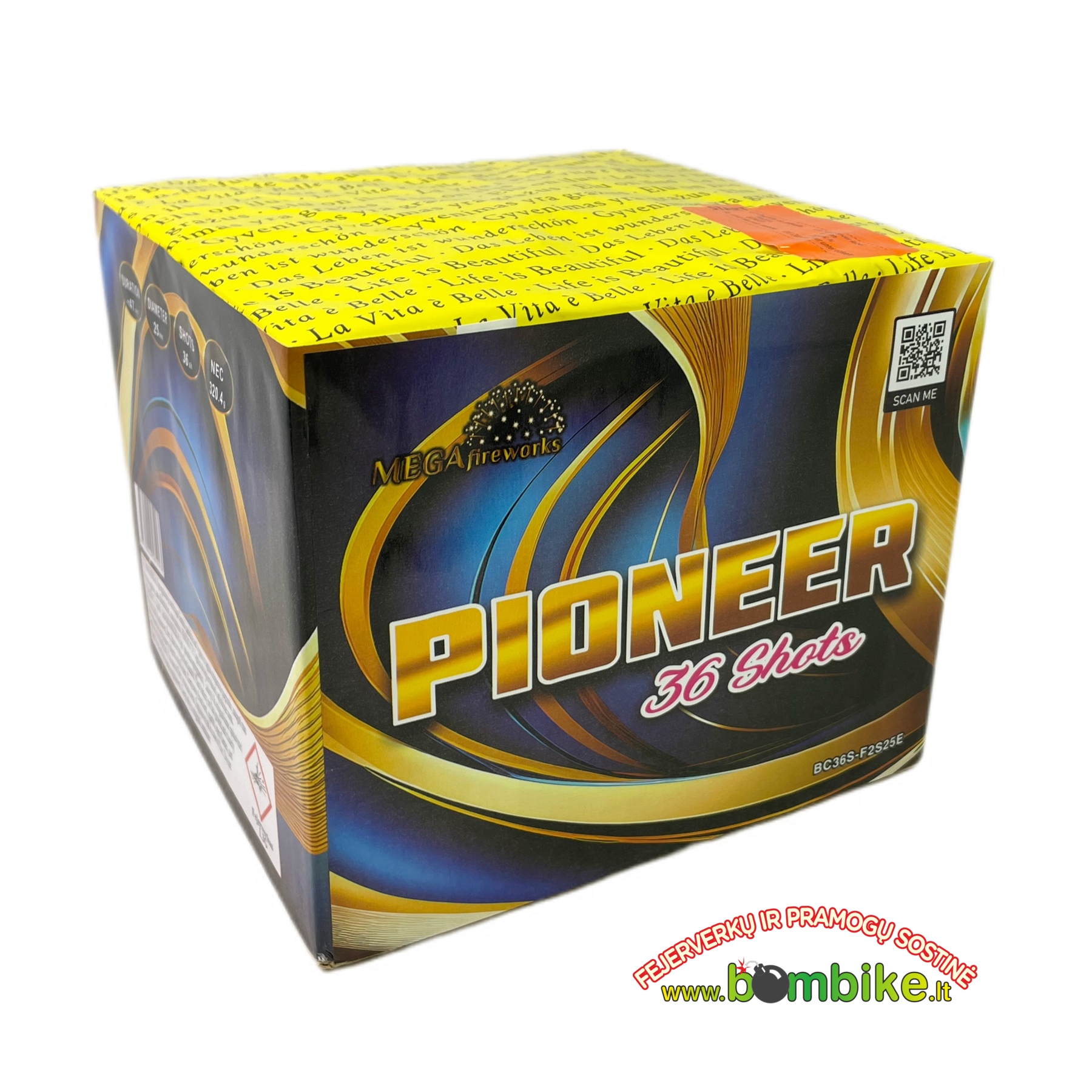 Fejerverkas BC36S-F2S25E „Pioneer”