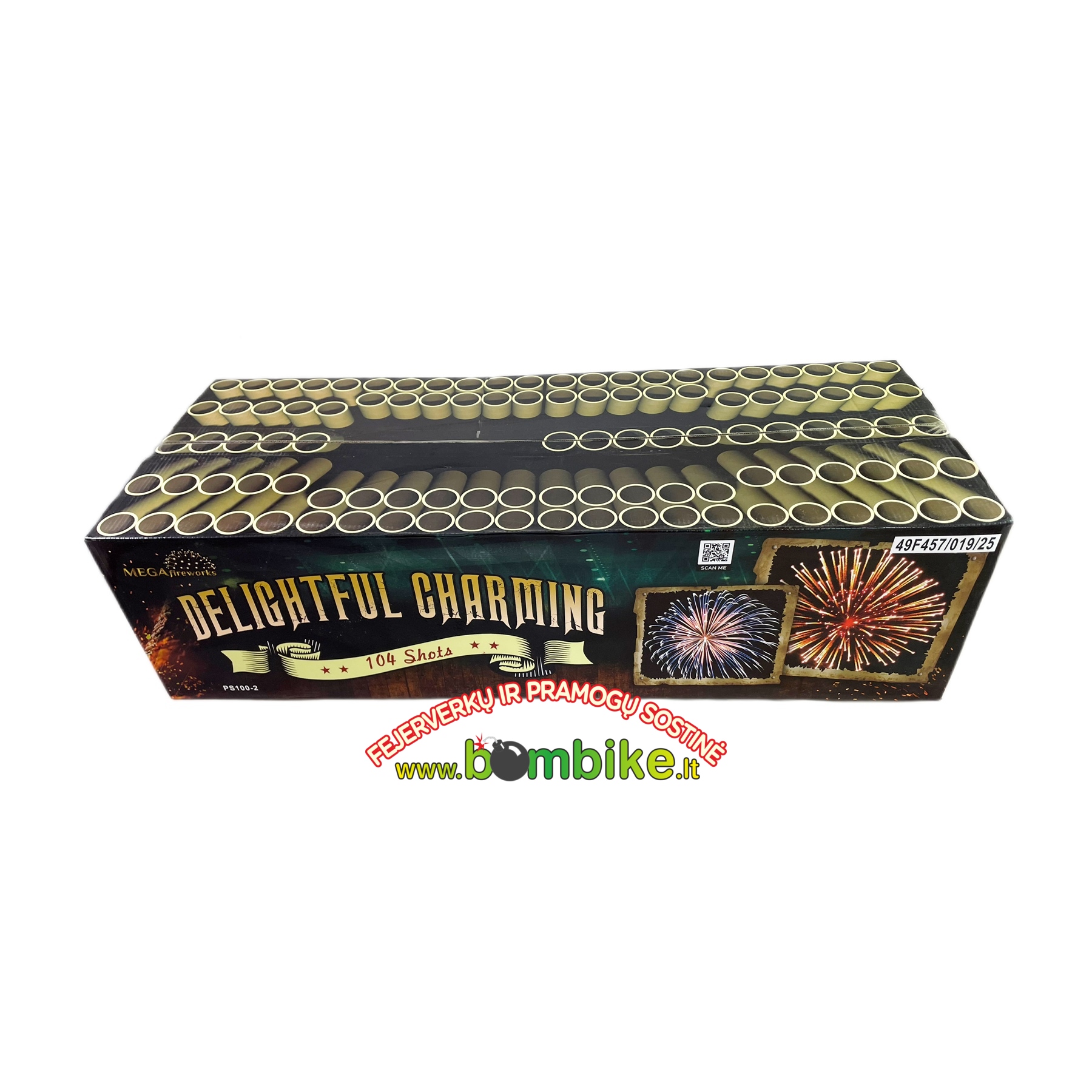Fejerverkas PS100-2 „Delightful charming”