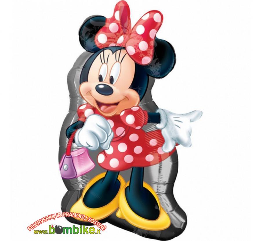 Folinis balionas „Minnie Mouse su suknele"