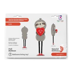 Alternative view of Didelis folinis balionas „Tinginys su širdele”