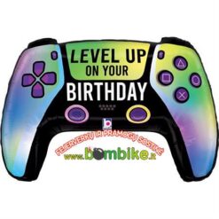 Folinis balionas „Spalvotas pultelis - happy birthday”