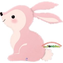 Folinis balionas „Rožinis tupintis kiškis”