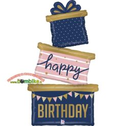 Folinis balionas „Dovanos - happy birthday”