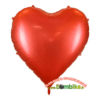 Gigantiška XXL dydžio raudona folinė širdis