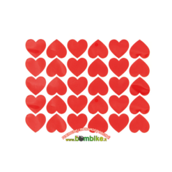 Lipdukai - širdelės „Raudonos 1/30“
