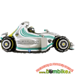 Folinis balionas "Sporto automobilis (baltas)"