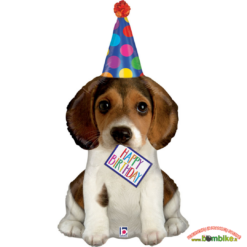 Folinis balionas "Happy birthday šuniukas"