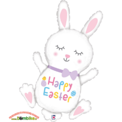 Folinis balionas "Happy easter triušiukas"