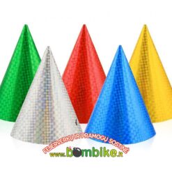 Spalvotos gimtadienio kepurėlės