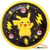Popierinės lėkštutės „Pokemon Pikachu”