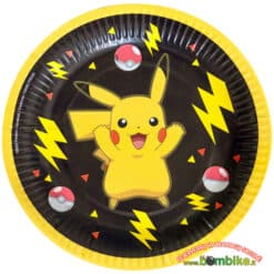 Popierinės lėkštutės „Pokemon Pikachu”