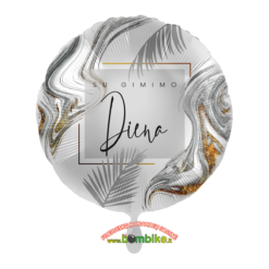 Folinis balionas „Pilkas žolynėlis - su gimimo diena“