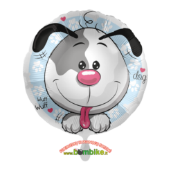 Folinis balionas „Mielas baltas šuniukas“