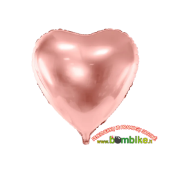 Folinis balionas "Rožinio aukso širdis"