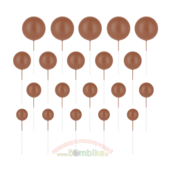 Rudi burbuliukai tortui dekoruoti