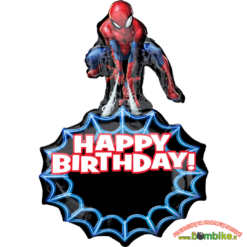 Folinis balionas "Spider-Man happy birthday"