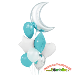 Folinis balionas "Žalsvai mėlyno mėnulio rinkinys"